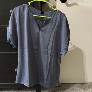 Elegant Gray Women's Top